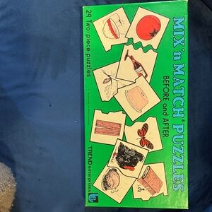 Vintage 1980’s Mix 'n Match Before and after Puzzle